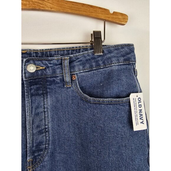 Old Navy Women's Jeans Size 12 Petite O.G. Loose High Rise Button Fly Denim Pant - Picture 5 of 11